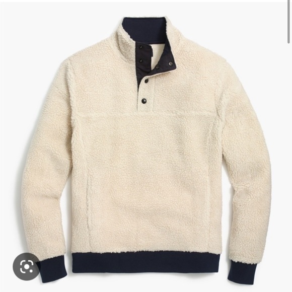 J, Crew Sherpa pullover - Picture 4 of 10